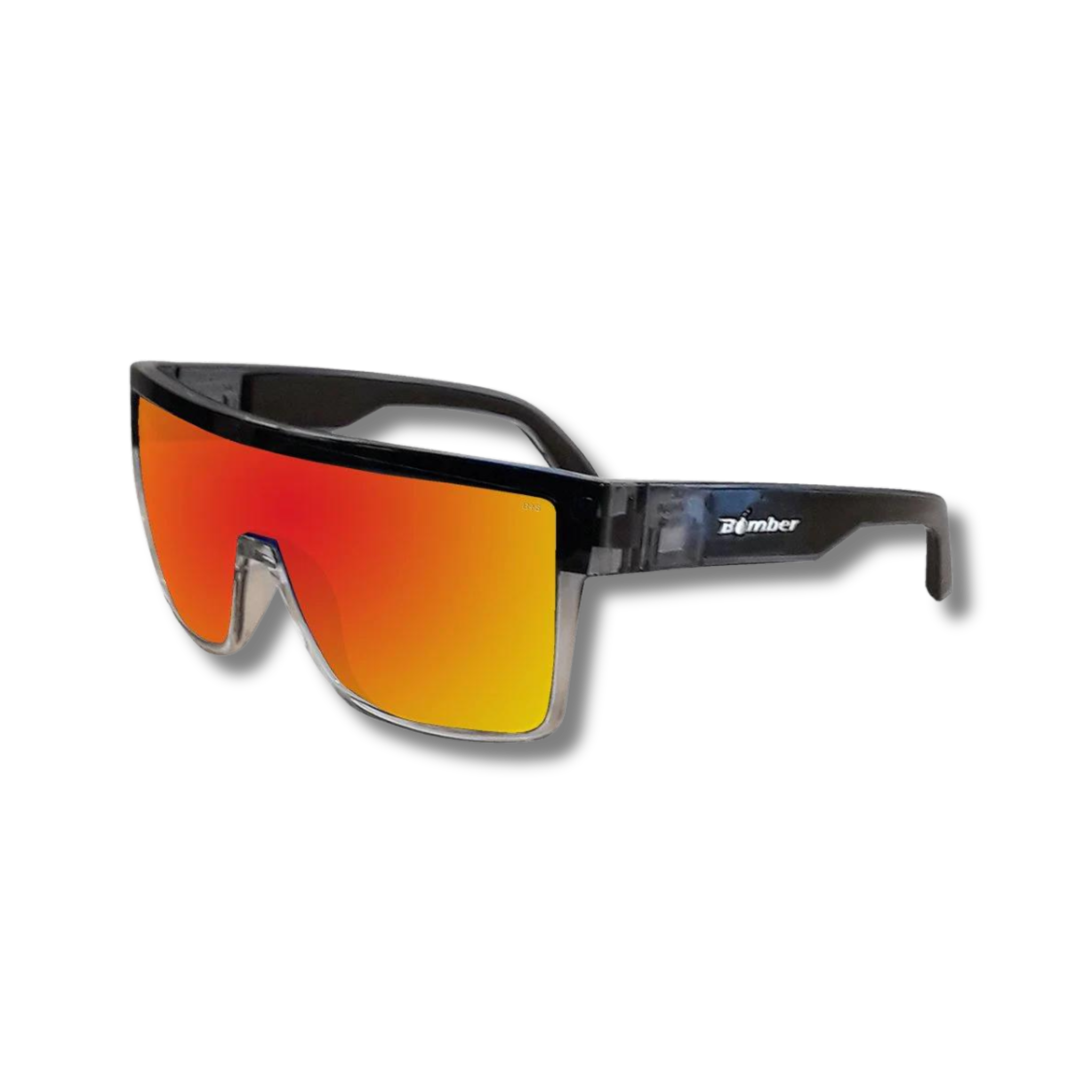 Bomber Eyewear - BUZZ Safety Red Mirror Crystal